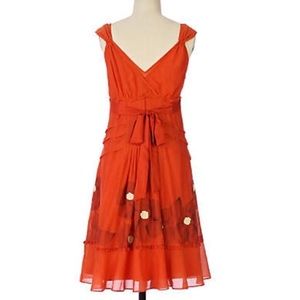 NWT Anthropologie Floreat Poppy Fields Dress sz 6